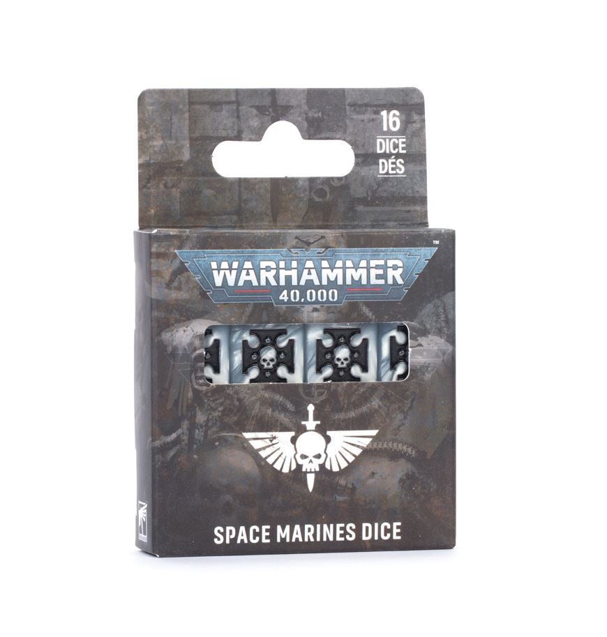 Space Marines Dice Set 16 Games Workshop Warhammer 40k Adeptus Astartes Würfel