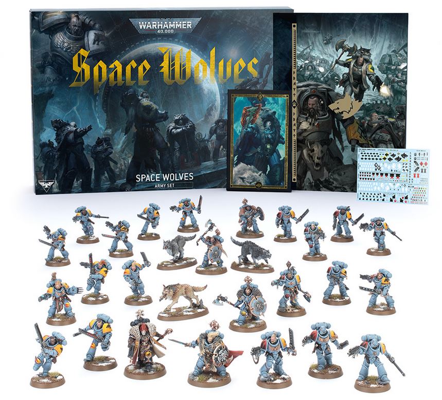Space Wolves Army Set (Englisch) Games Workshop Warhammer 40.000 Army Box