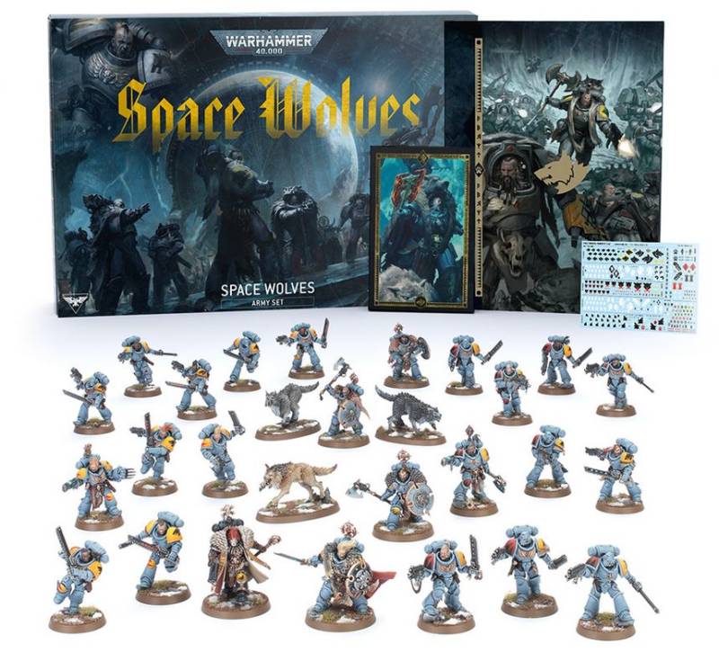 Space Wolves Army Set (Englisch) Games Workshop Warhammer 40.000 Army Box