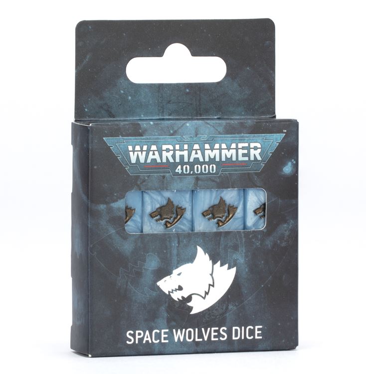 Space Wolves Dice Set 16 Stück Games Workshop Warhammer 40k Würfel Wolf Dices