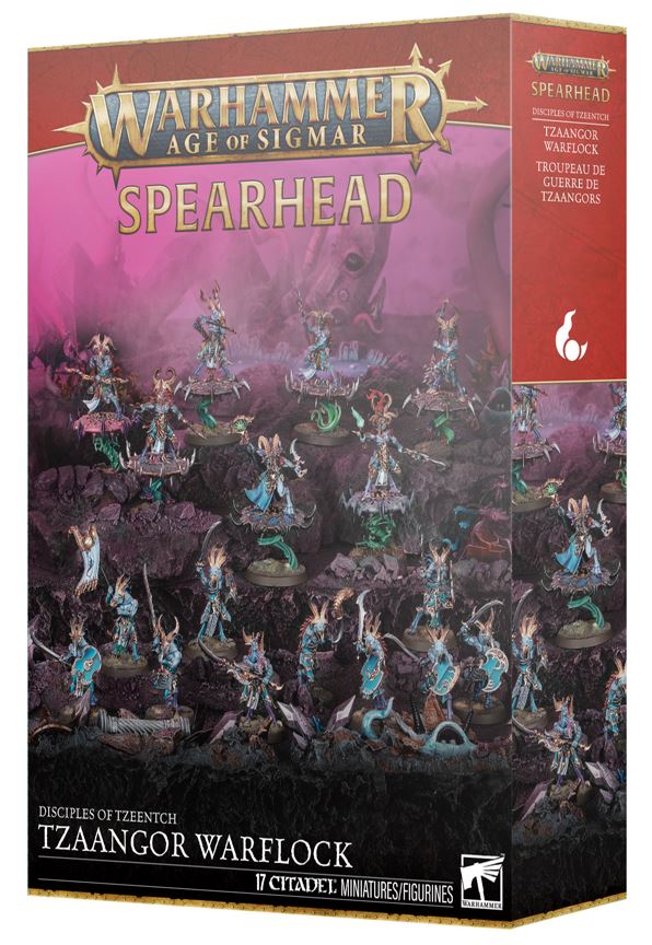 Spearhead Disciples of Tzeentch Tzaangor Warflock Games Workshop AoS Chaos