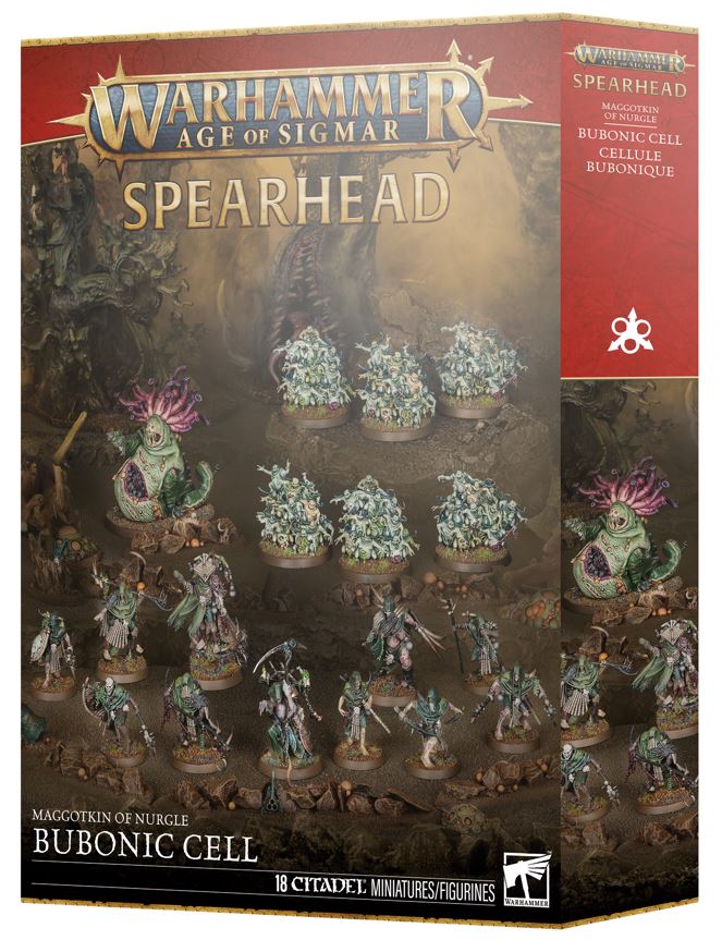 Spearhead Maggotkin of Nurgle Bubonic Cell Games Workshop Age of Sigmar Armee