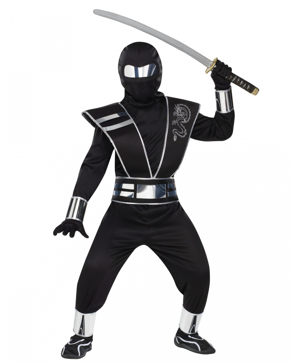 Spiegel Ninja Kinderkostüm S