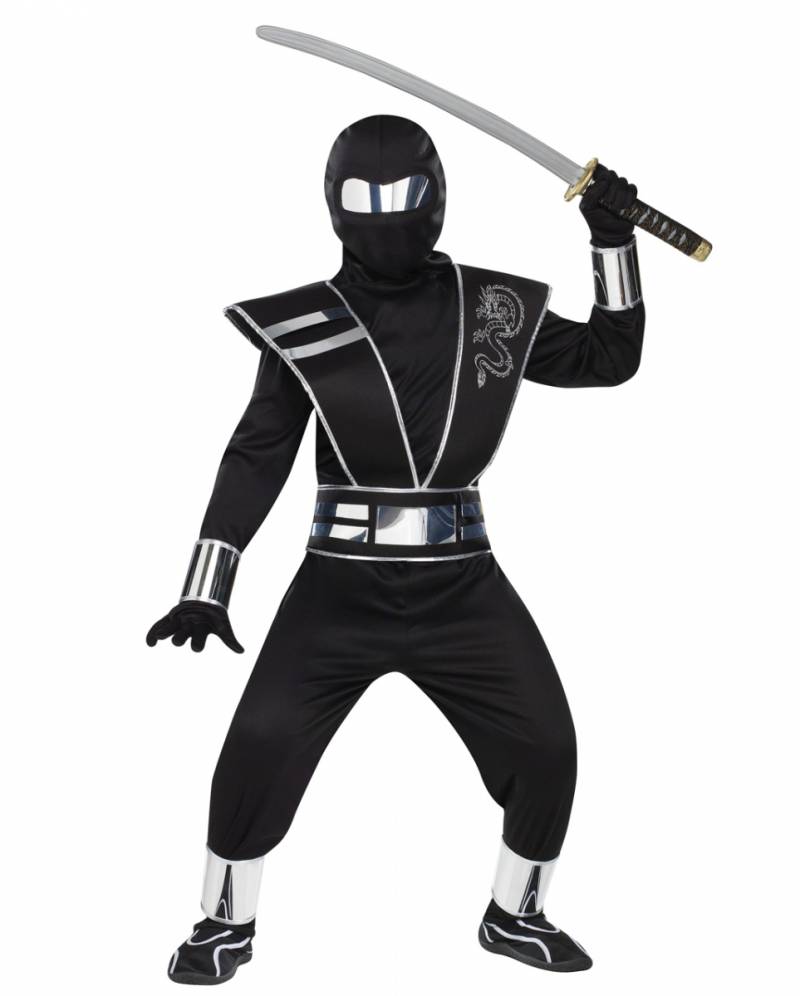 Spiegel Ninja Kinderkostüm S