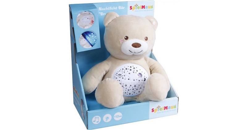 SpielMaus Baby Nachtlicht Teddy ''Bruno'' mehrfarbig