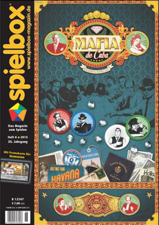 Spielbox 06/2015 inkl. Promo "Einladung" zu Dominion Abenteuer