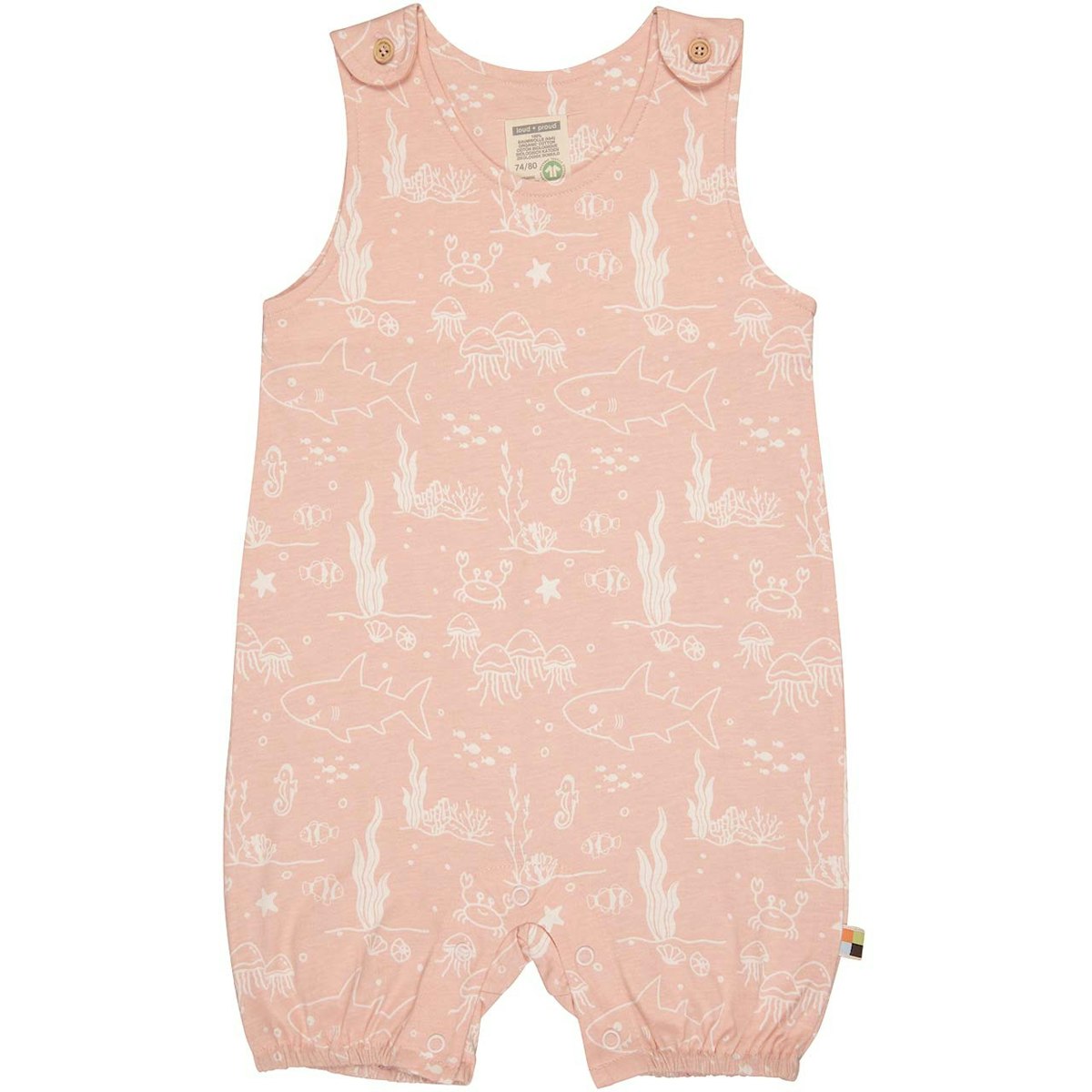 Spieler ohne Arm Meereswelt in rosé leicht 62/68