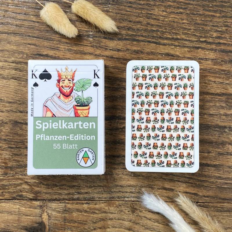 Spielkarten f�r Pflanzenfreunde (52 Karten + 3 Joker)