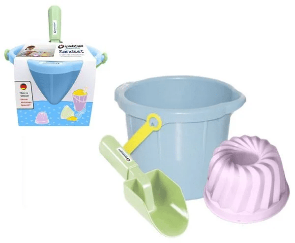 Spielstabil - Spielstabil – Sandset Pastell 3-teilig mit Eimer, Schaufel & Gugelhupf (Art. 7973)