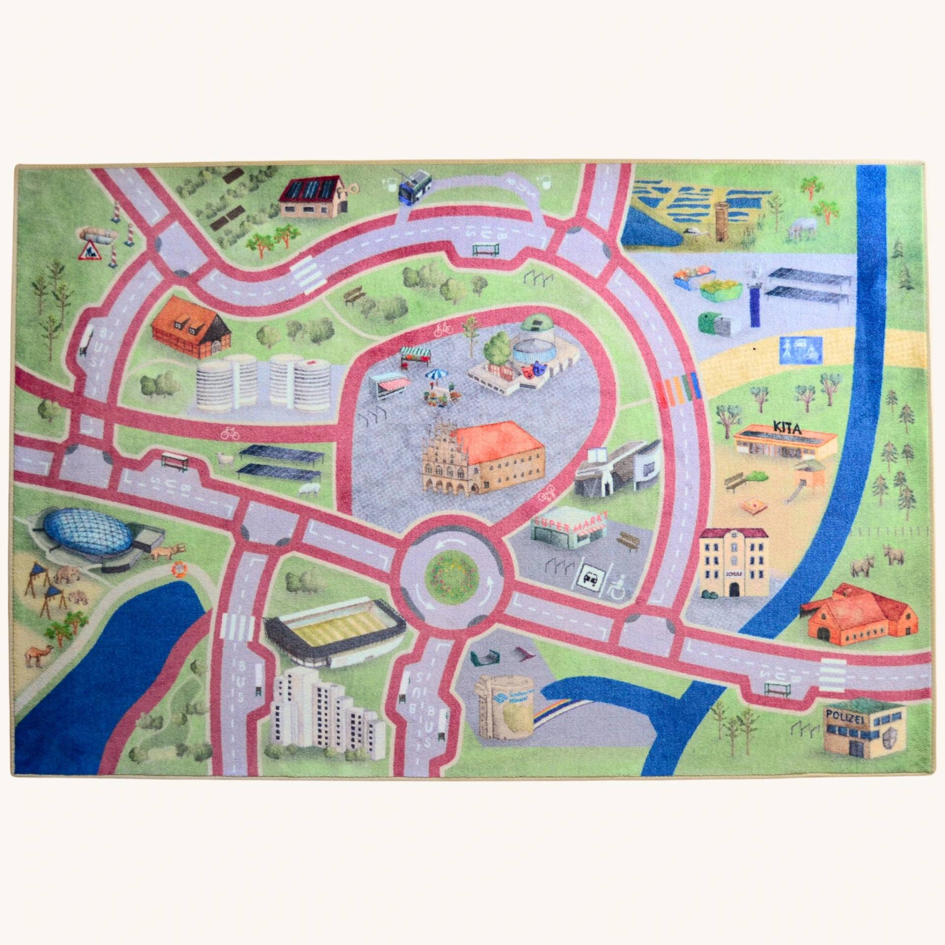 Spielteppich MÜNSTER | Größe: 120x80cm Spielteppich MÜNSTER | Größe: 120x80cm