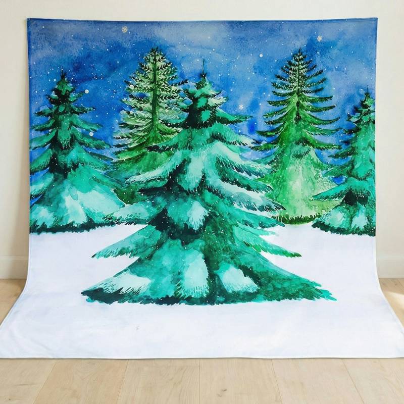 Spieltuch Bio-Baumwolle Tannenbaum 100 x 100 cm