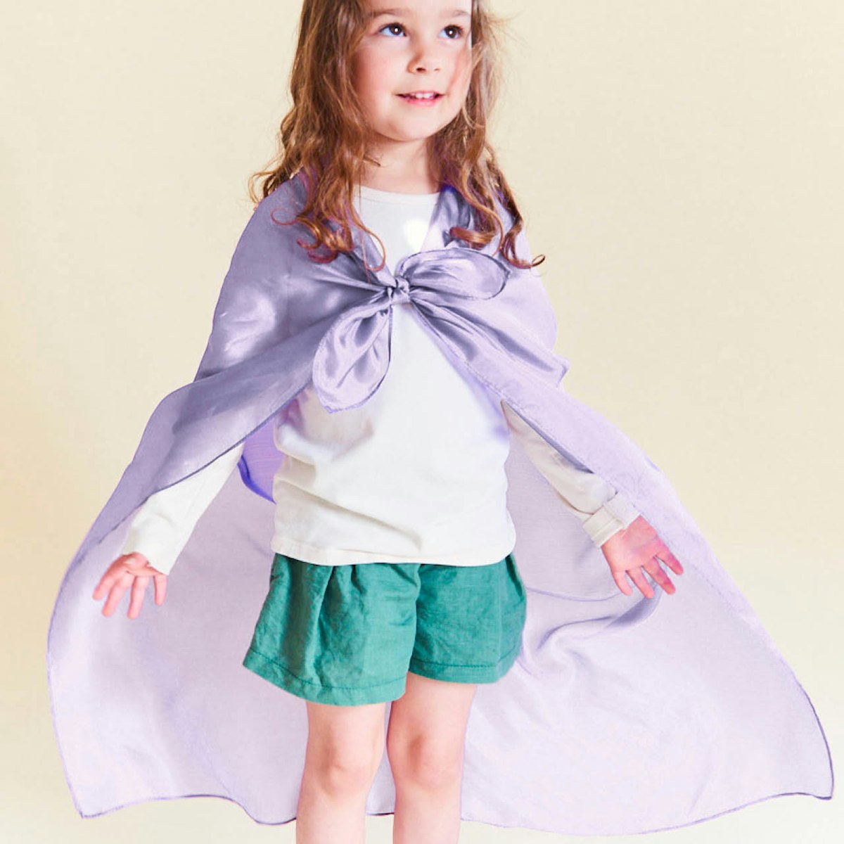 Spieltuch Seide violet mittel 89 x 89 cm