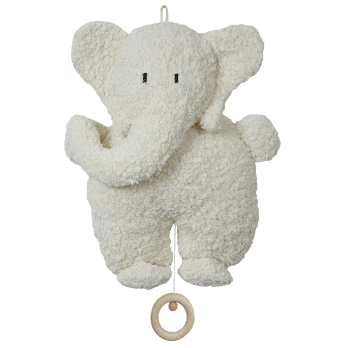 Spieluhr Elefant mit Holzring - Sandmann