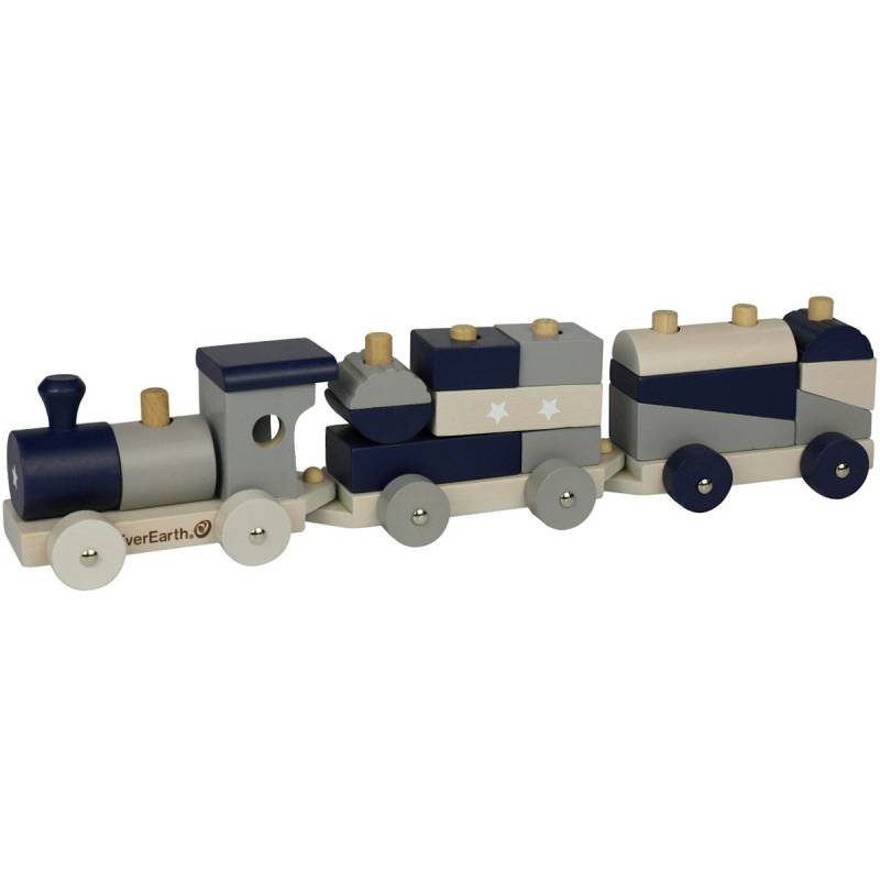 Spielzeug-Eisenbahn aus Holz zum Sortieren