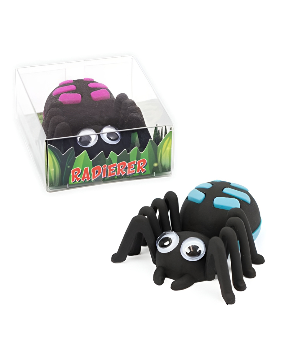 Spinne mit Wackelaugen als Radierer 6cm