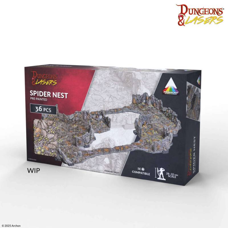 Spinnennest - Vorbemalt Spinnennest - Vorbemalt