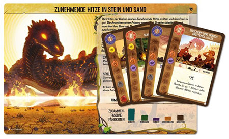 Spirit Island - Zunehmende Hitze in Stein und Sand Mini-Erweiterung