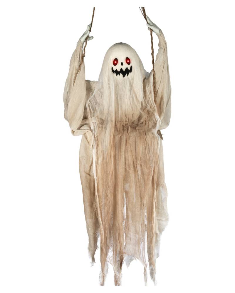 Spooky Fetzengeist auf Schaukel Halloween Animatronic 120cm