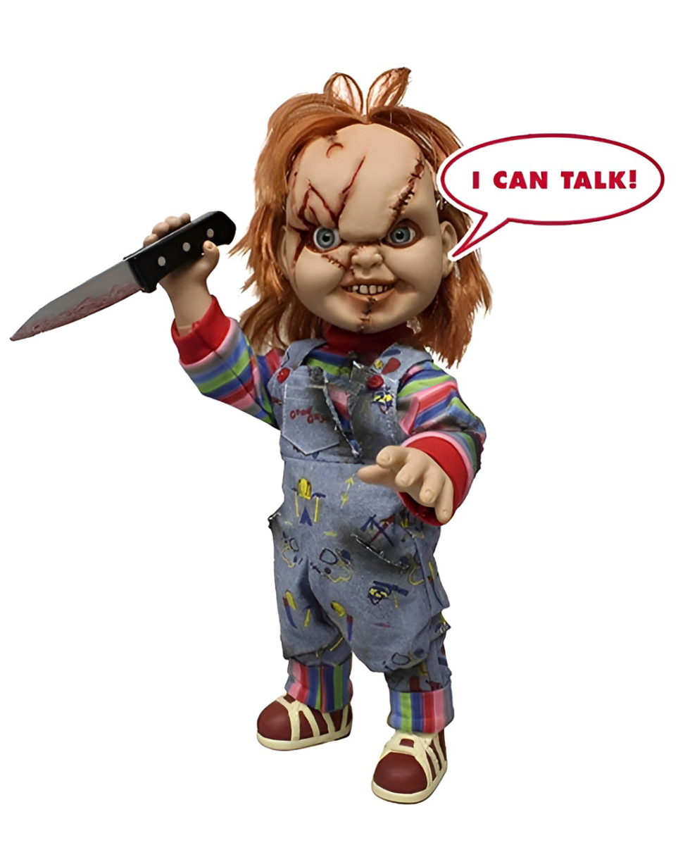 Sprechende Chucky Mörderpuppe 38 cm Sprechende Chucky Mörderpuppe 38 cm