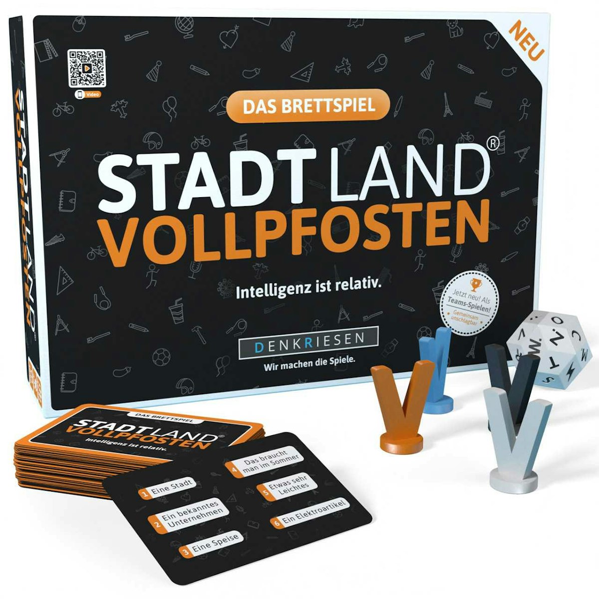 Stadt Land Vollpfosten- Das Brettspiel ab 12