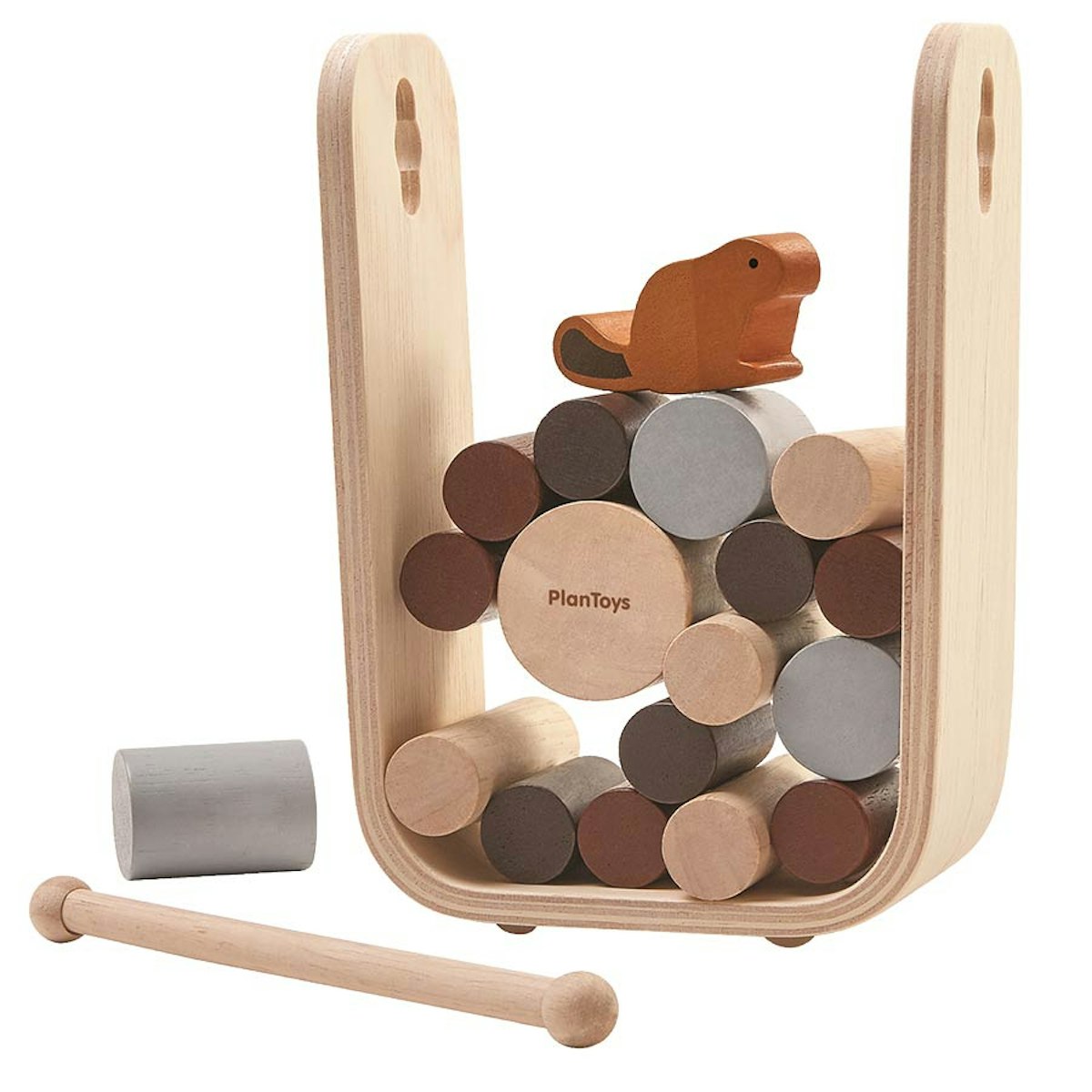 Stämme ziehen Geschicklichkeitsspiel Steckspiel