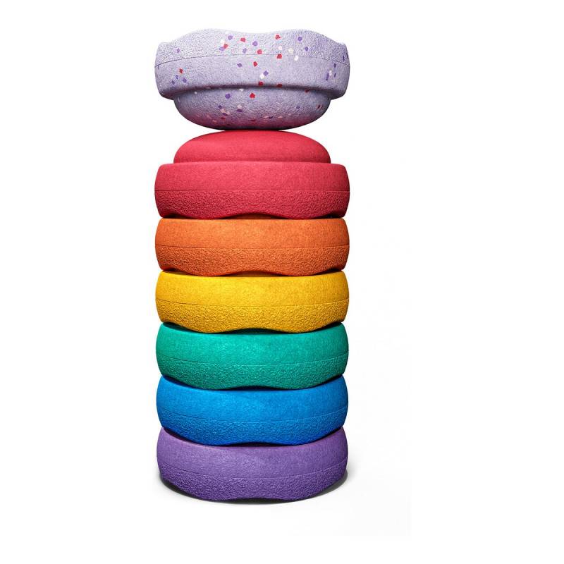 Stapelstein® Winter Special Mini rainbow classic 6+1 kleine Elemente