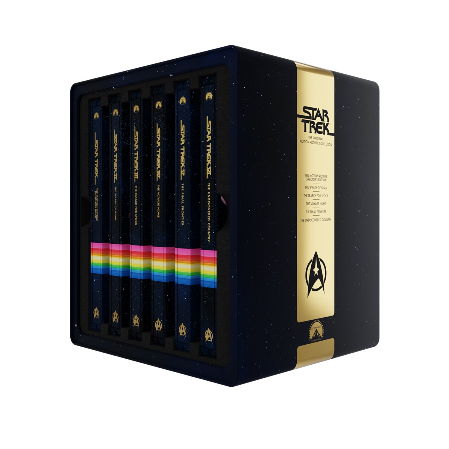 Star Trek: The Original Motion Picture Collection SteelBook Library Case 4K UHD & Blu-ray Star Trek: The Original Motion Picture Collection SteelBook Library Case 4K UHD & Blu-ray