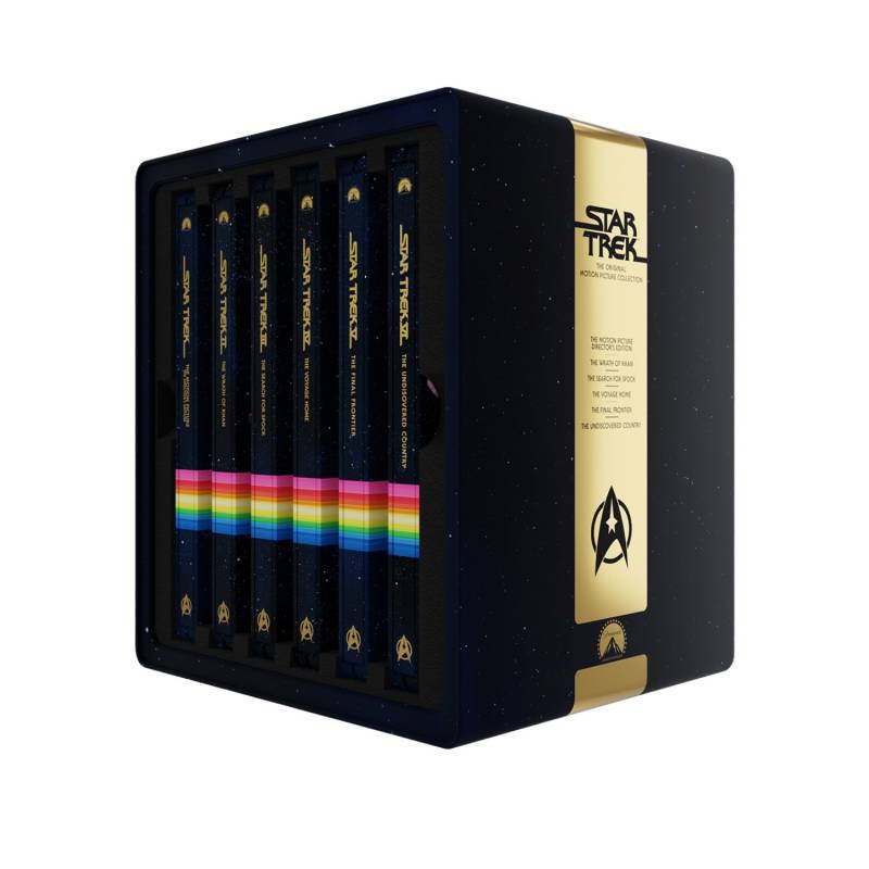 Star Trek: The Original Motion Picture Collection SteelBook Library Case 4K UHD & Blu-ray Star Trek: The Original Motion Picture Collection SteelBook Library Case 4K UHD & Blu-ray