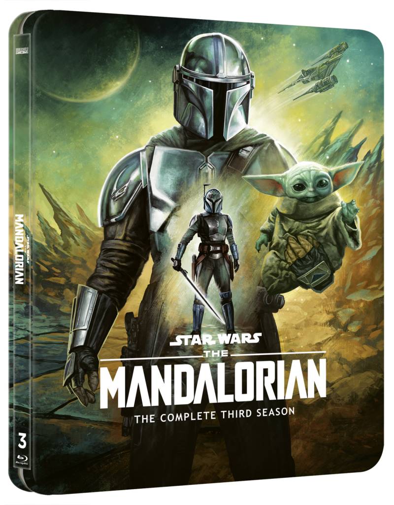 Star Wars Mandalorian Season 3 4K Ultra HD & Blu-ray Steelbook (Disney+ Original - includes artcards)