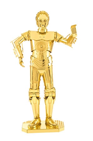 Star Wars Metal Earth | C-3PO (goldenes Modell) - 3D Metall Puzzle
