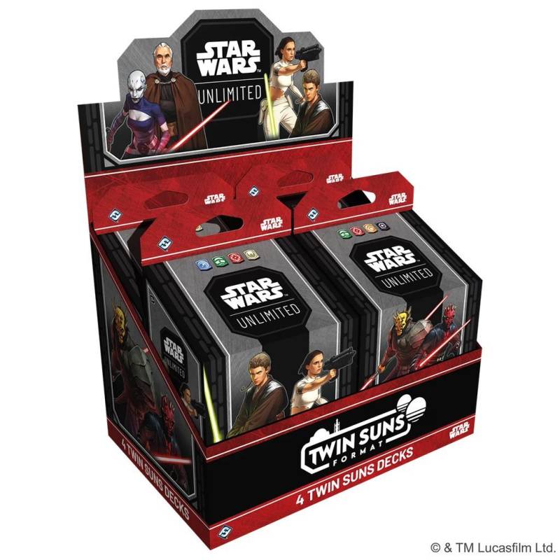 Star Wars: Unlimited - 2026 Twin Suns (4 Twin-Suns-Decks) - engl.