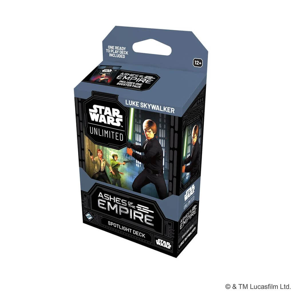 Star Wars: Unlimited - Asche des Imperiums Spotlight-Deck - Luke Skywalker