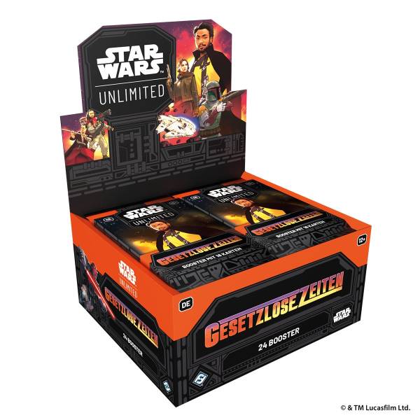 Star Wars: Unlimited - Gesetzlose Zeiten (Booster-Display)