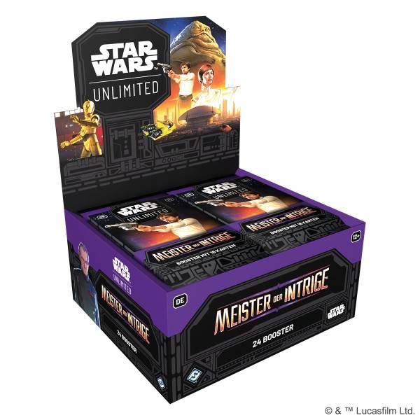 Star Wars: Unlimited - Meister der Intrige (Booster-Display)