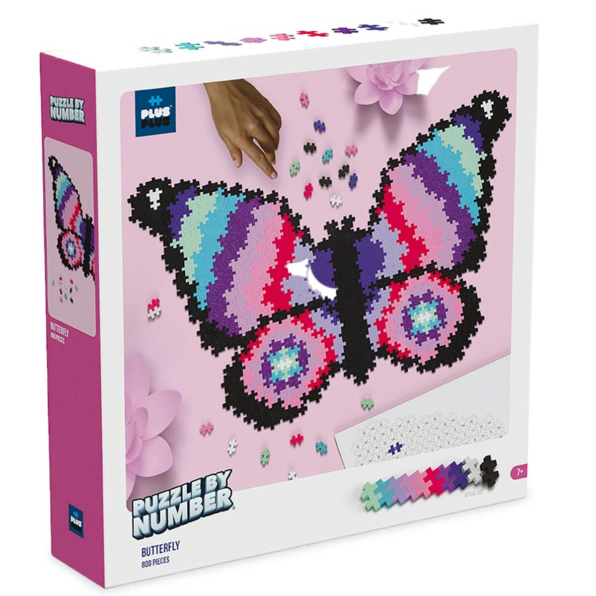 Steckbausteine Puzzle Schmetterling ab 7 Jahre