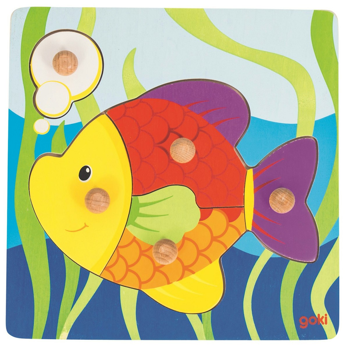 Steckpuzzel Fisch - 5 tlg