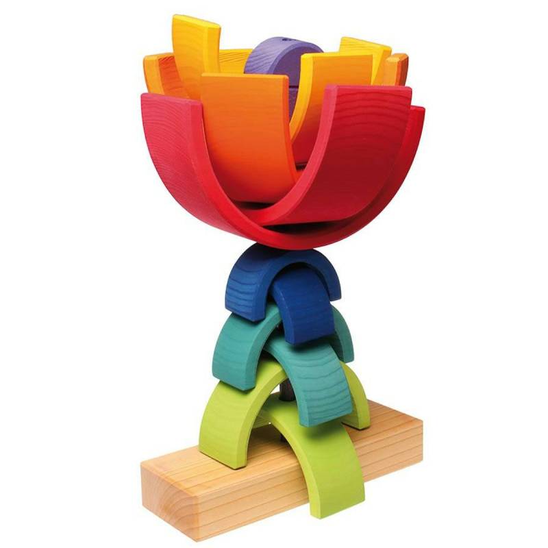 Steckturm Regenbogen, doppelte Bögen, 14-teilig