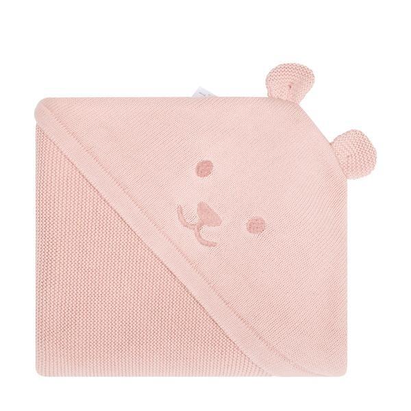 Steiff - Decke Strick GOTS silver pink Steiff - Decke Strick GOTS silver pink