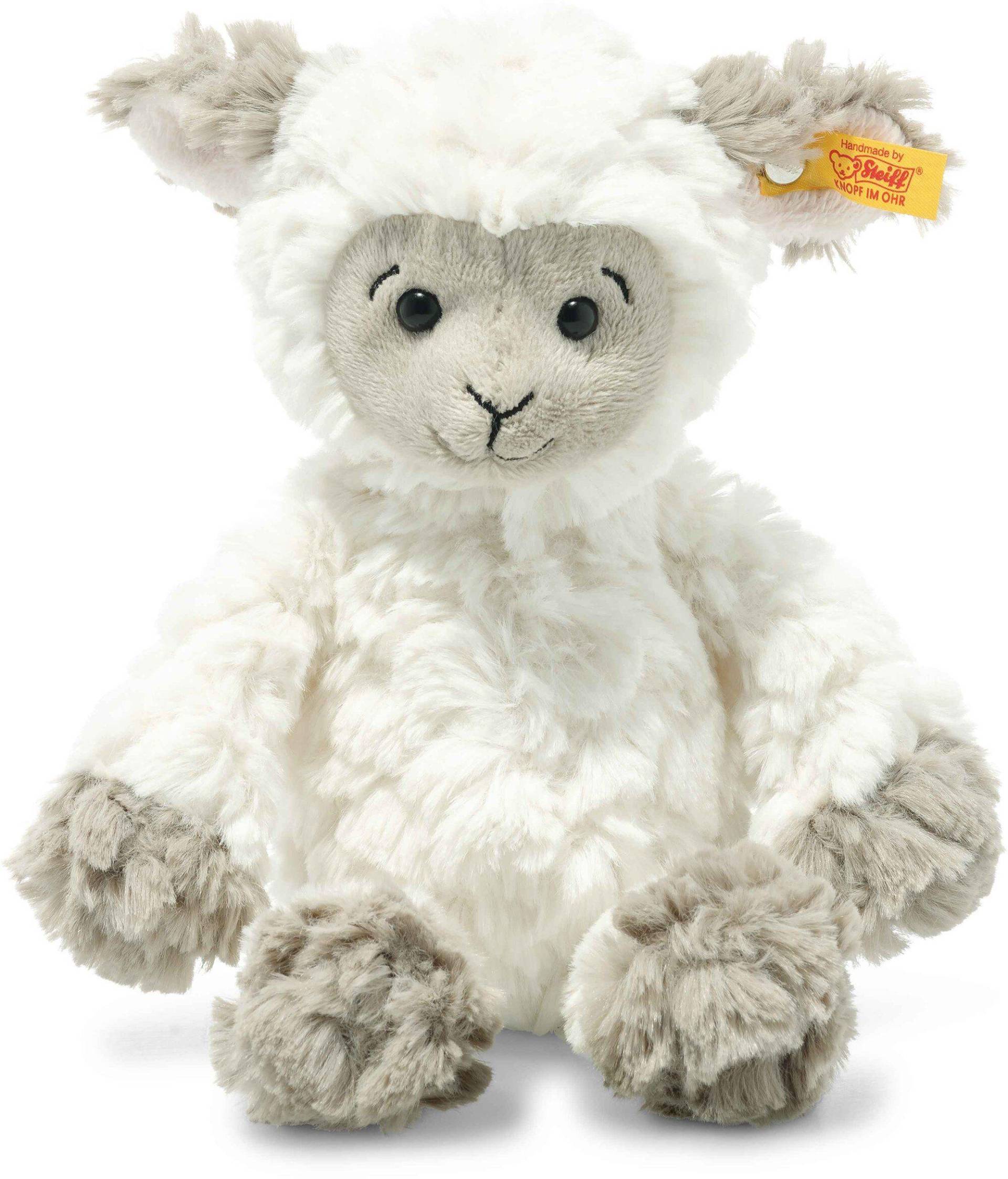 Steiff - Lita Lamm 20 cm weiss/braungrau Kuscheltier