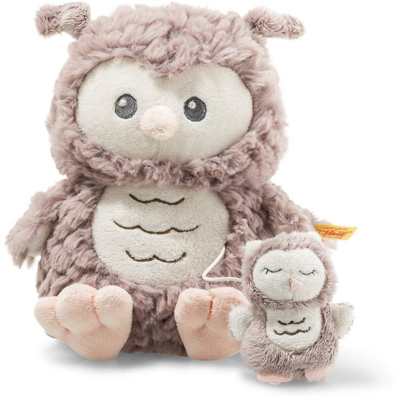 Steiff - Ollie Eule Spieluhr 21 cm rosebraun Steiff - Ollie Eule Spieluhr 21 cm rosebraun
