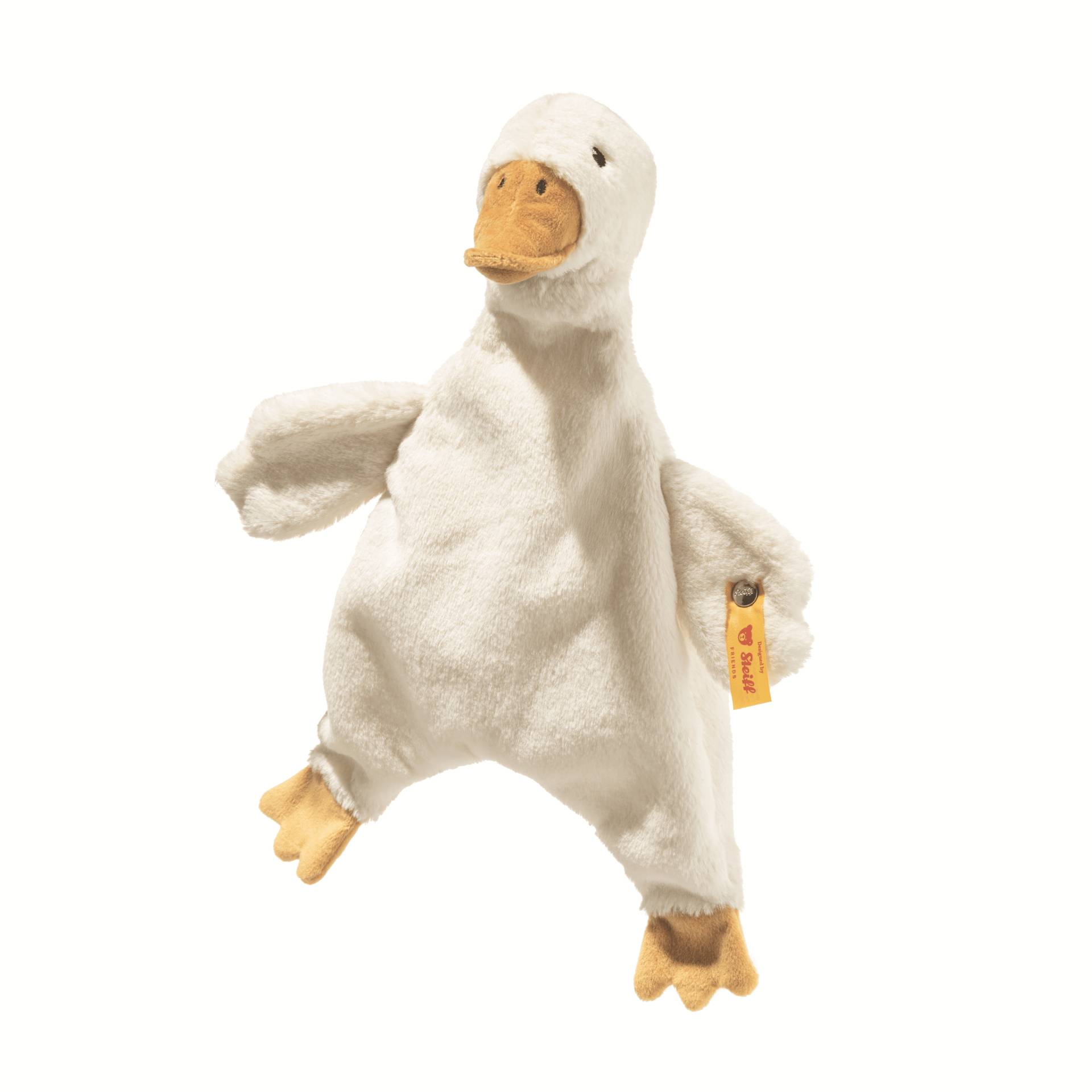 Steiff - STEIFF Gilda Gans Schmusetuch 28 weiss