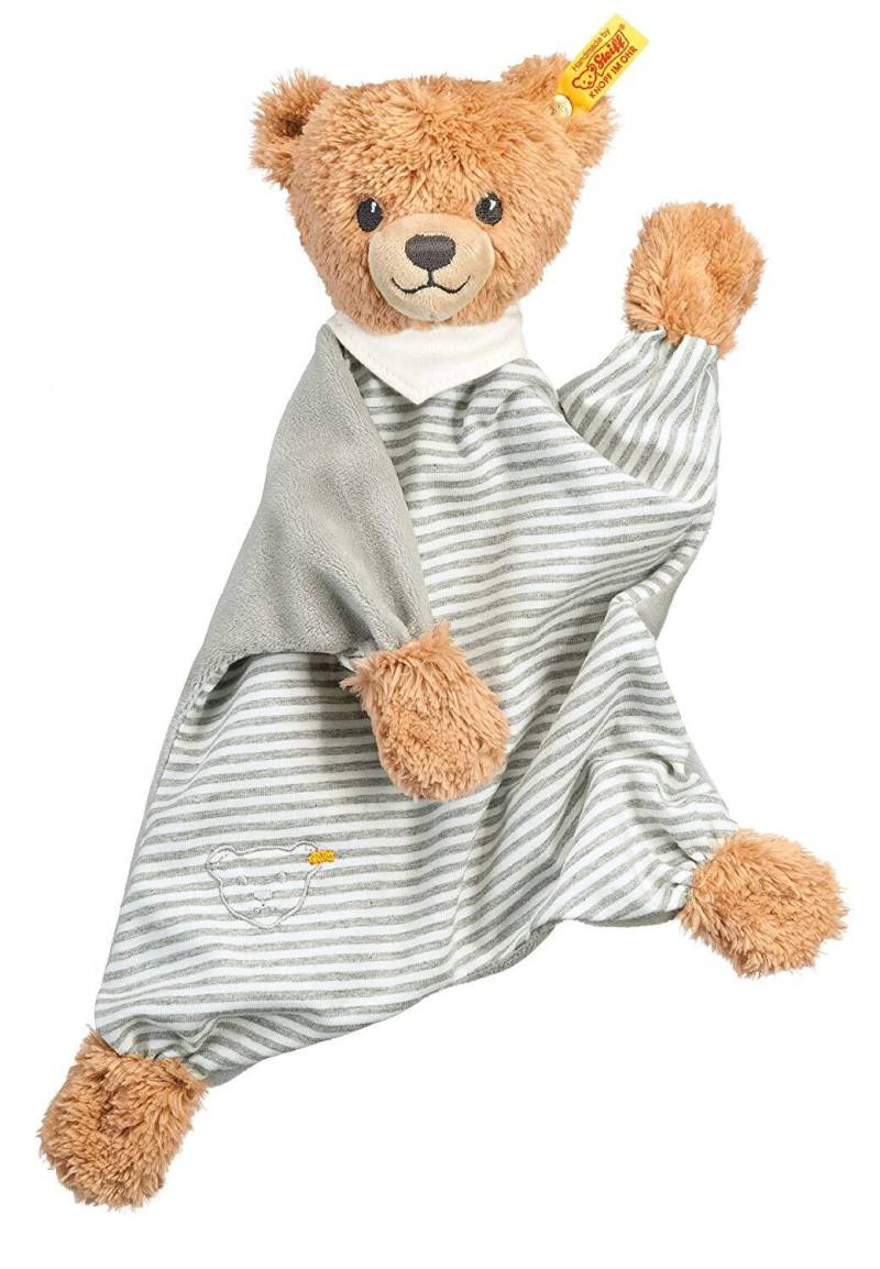 Steiff - Schlaf Gut Bär Schmusetuch grau