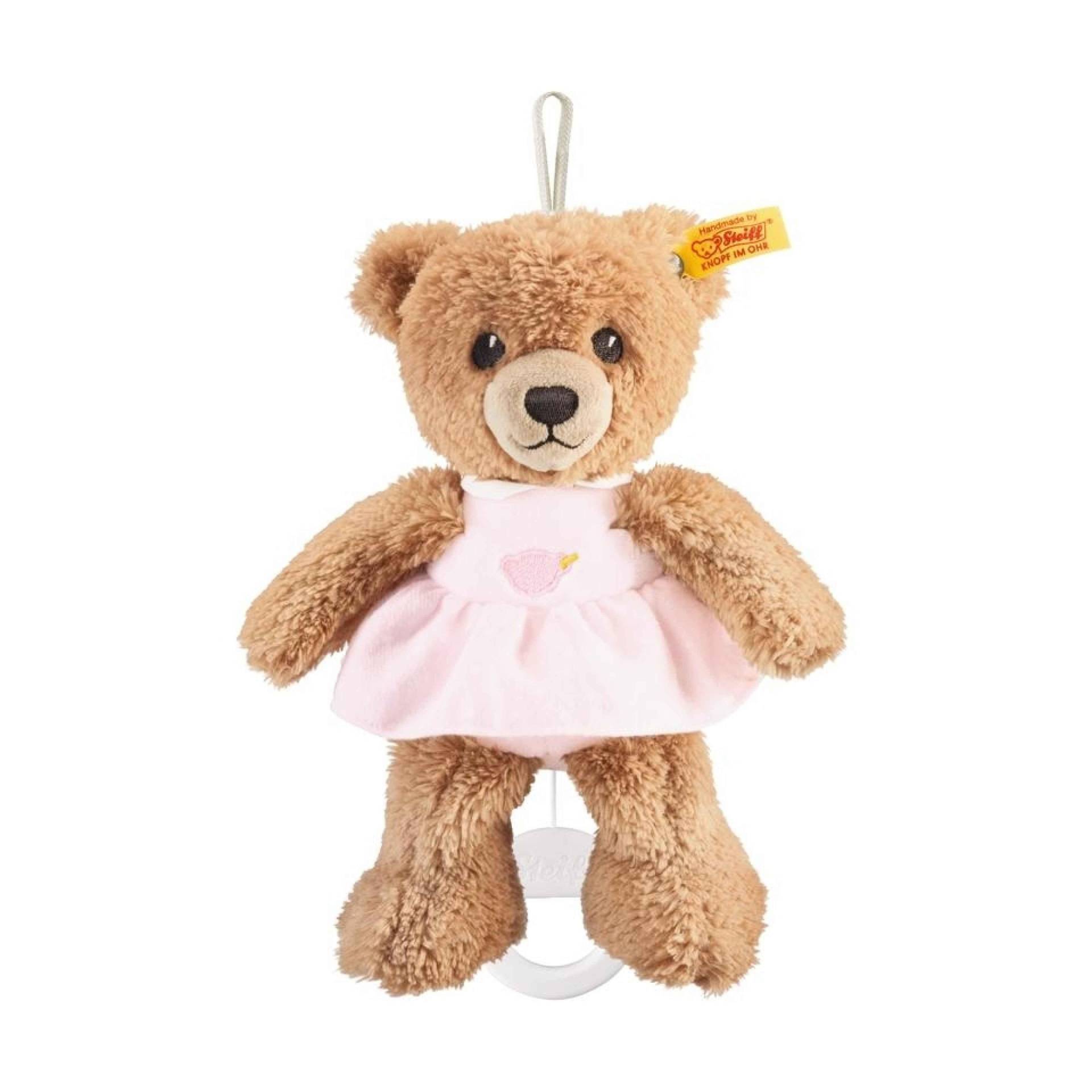 Steiff - Schlaf Gut Bär Spieluhr rosa