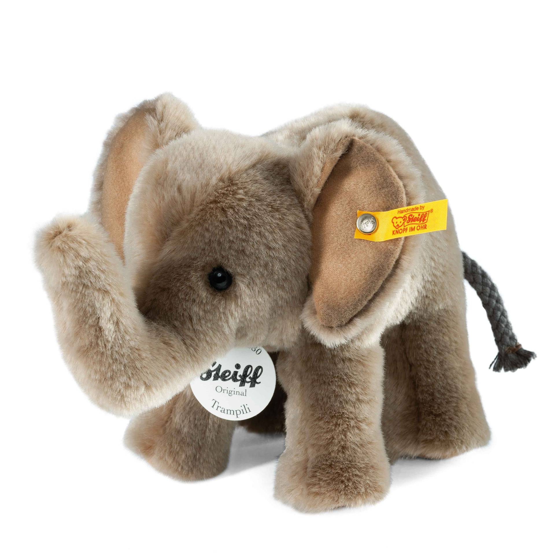 Steiff - Trampili Elefant 18 cm grau stehend Kuscheltier