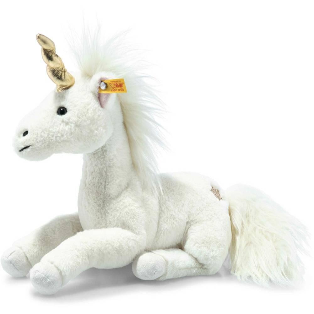 Steiff - Unica Schlenker Einhorn 27 cm weiss Kuscheltier Steiff - Unica Schlenker Einhorn 27 cm weiss Kuscheltier