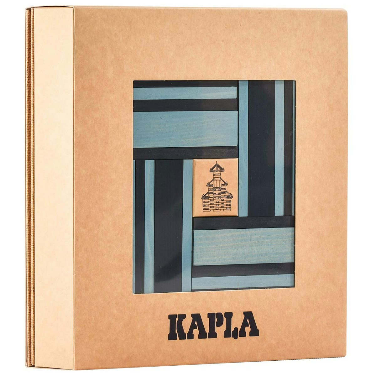 Steine Buch und Farben 40er Set (hellblau/dunkelblau)