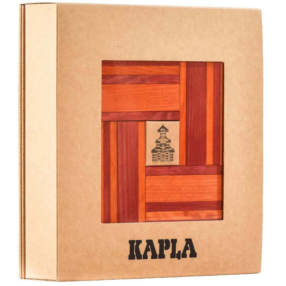 Steine Buch und Farben 40er Set (rot/orange)