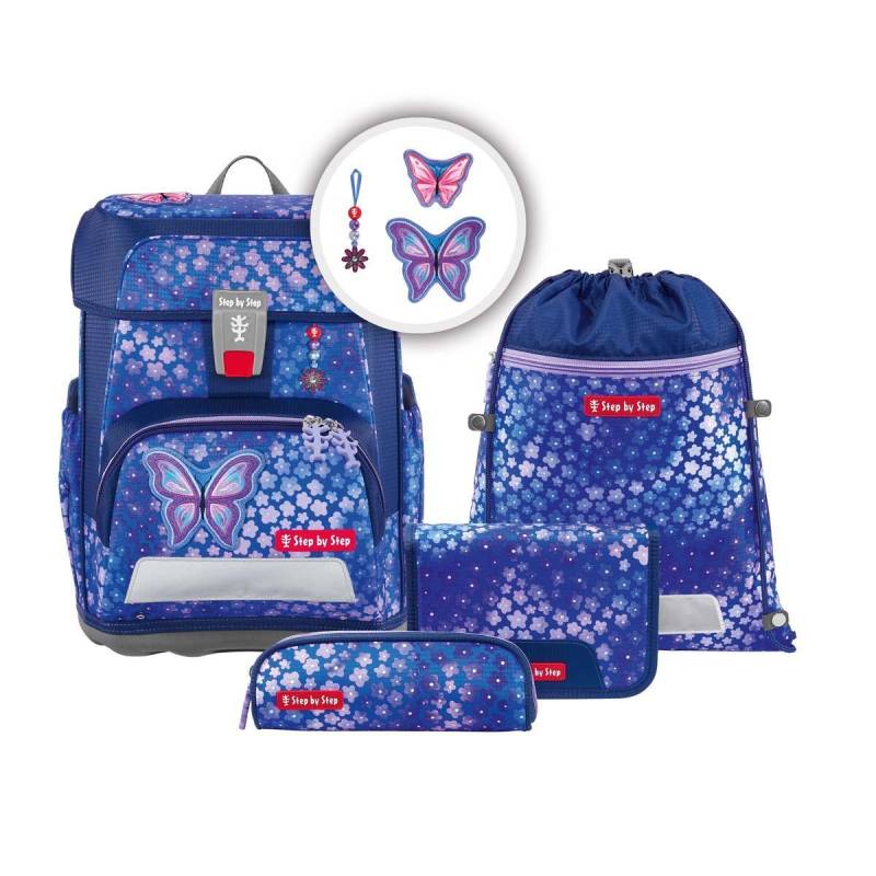 Step by Step - CLOUD Schulranzen-Set Butterfly Maja, 5-teilig Step by Step - CLOUD Schulranzen-Set Butterfly Maja, 5-teilig