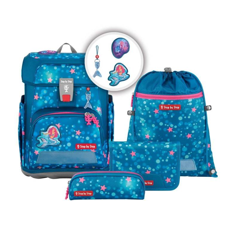 Step by Step - CLOUD Schulranzen-Set Mermaid Lola, 5-teilig