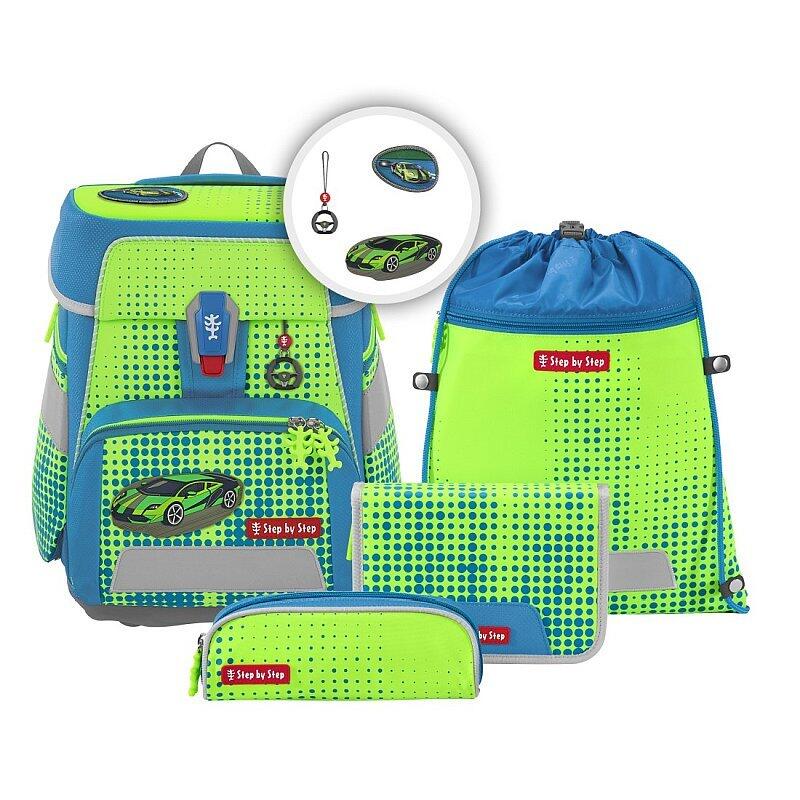 Step by Step Schulrantenset 5tlg Space Neon Race Car Chuck“